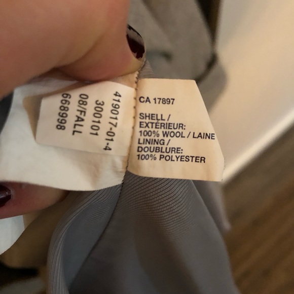 Gap Women’s Grey Medium Wool Coat - Picture 14 of 14